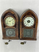 Eight Day Beehive Shelf Clocks