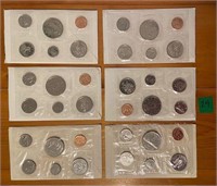 6 Uncirculated Coin Set Lot – 1975/76/77/78/79/80