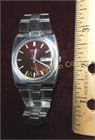RED FACE SEIKO WATCH