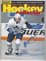 NIK ANTROPOV MAPLE LEAFS AUTOGRAPH BECKETT W/COA