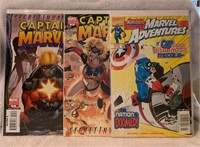 Marvel Comics- Captain Marvel and Marvel Adventure