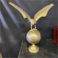 Brass Eagle on Globe Statue