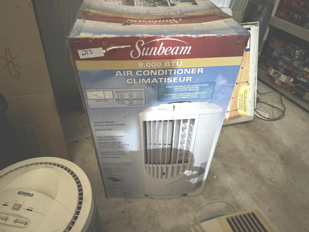 SUNBEAM 9,000 BTU AIR CONDITIONER