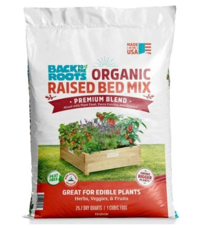 Back to the Roots Organic Raised Bed Soil Mix Prem