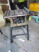 10" table saw & wood (works)