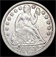 1853-O Seated Liberty Dime NEARLY UNCIRCULATED