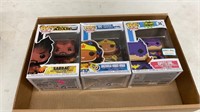 Funko Pops: Black Adam, DC and Batman