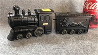 Cigarette Case Metal Train (Heavy)