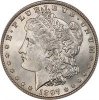 $1 1897-O PCGS MS64