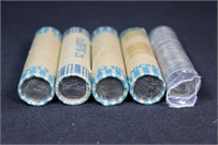 5 UNC Rolls Nickels - (Lewis & Clark, Ocean View,