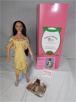 Paradise Galleries Moon Flower Indian Doll