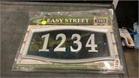 Easy Street Address Plaque