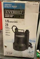 Everbilt Submersible Utility Pump 1/6HP $109 R