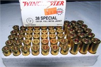 15 full & 35 empty .38 special cartridges