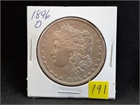 1896O Morgan Dollar