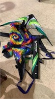 2 newer type kites, in their original storage