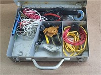 Metal Utility Box w/ Auto Electric Supplies