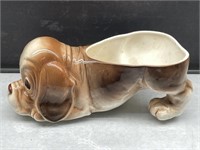 Enesco Ceramic Dog Planter-Basset Hound