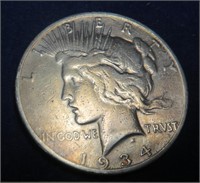 1934 Peace Silver $