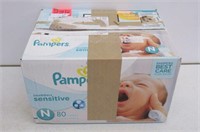 80-Pk Pampers Swaddlers Sensitive Diapers, Size