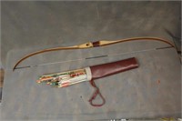 Indian Archery Recurve Bow with Arrows and Quiver