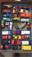 Large flat of Matchbox Hotwheels and more