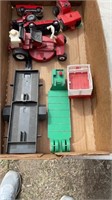 ERTL mower and truck and other toys