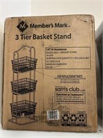 MM 3 tier basket stand