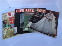 Lot of 4 Vintage Life Magazine
