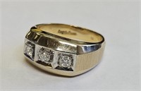 14K Gold & Diamond Ring 10.3 Grams