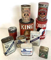 Lot of 10 Tins Seasoning and Others