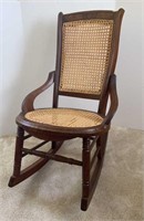 Antique Walnut Rocking Chair