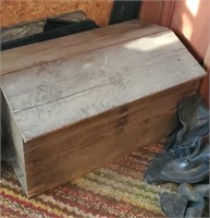 Rustic wooden storage box