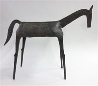 Heavy Forged Horse Figure