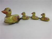Chinese Tin Type Toy Windup Ducks