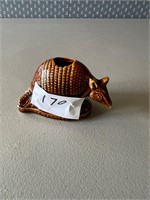 TEXAS ARMADILLO TOOTHPICK HOLDER 2" TALL