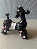 FRENCH POODLE GLASS 7" TALL