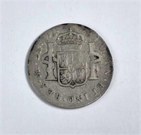 1798 Peru Silver 2 Reales Coin