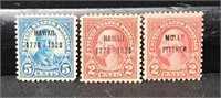 Lot of 3 U.S. postage stamps unused