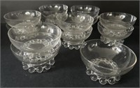 (T) SET OF 13 - IMPERIAL GLASS CANDLEWICK GLASS