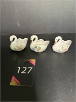 Made In Occupied Japan (3) Mini Swans