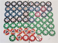 53 Cruise, Foreign And Advertising Casino Chips