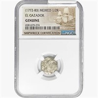 1772-83 1/2Reale SILV Mexico El Cazador NGC