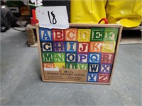 Learn & Play Wooden Alphabet Blocks