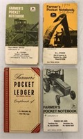 4 Farmers Pocket Notebook Pioneer,JD