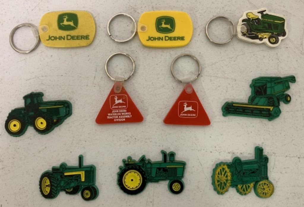 10 JD Key Chains and Magnets