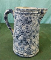 Ceramic Spongeware watering jug