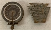 (2) Keystone Typewriter tag & Victor Reproducer