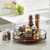 NEW $74 TIDITA 13" Lazy Susan Organizer for