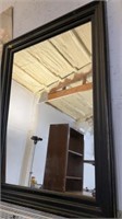 Framed wall mirror, 36x48 inches